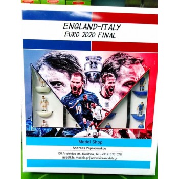 Subbuteo Andrew Table Soccer England Italy EURO 2020 Set on Classic Hasbro Bases